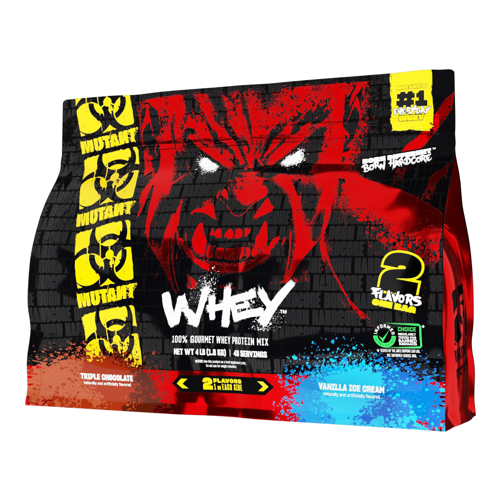MUTANT WHEY 4lbs sabor DUAL
