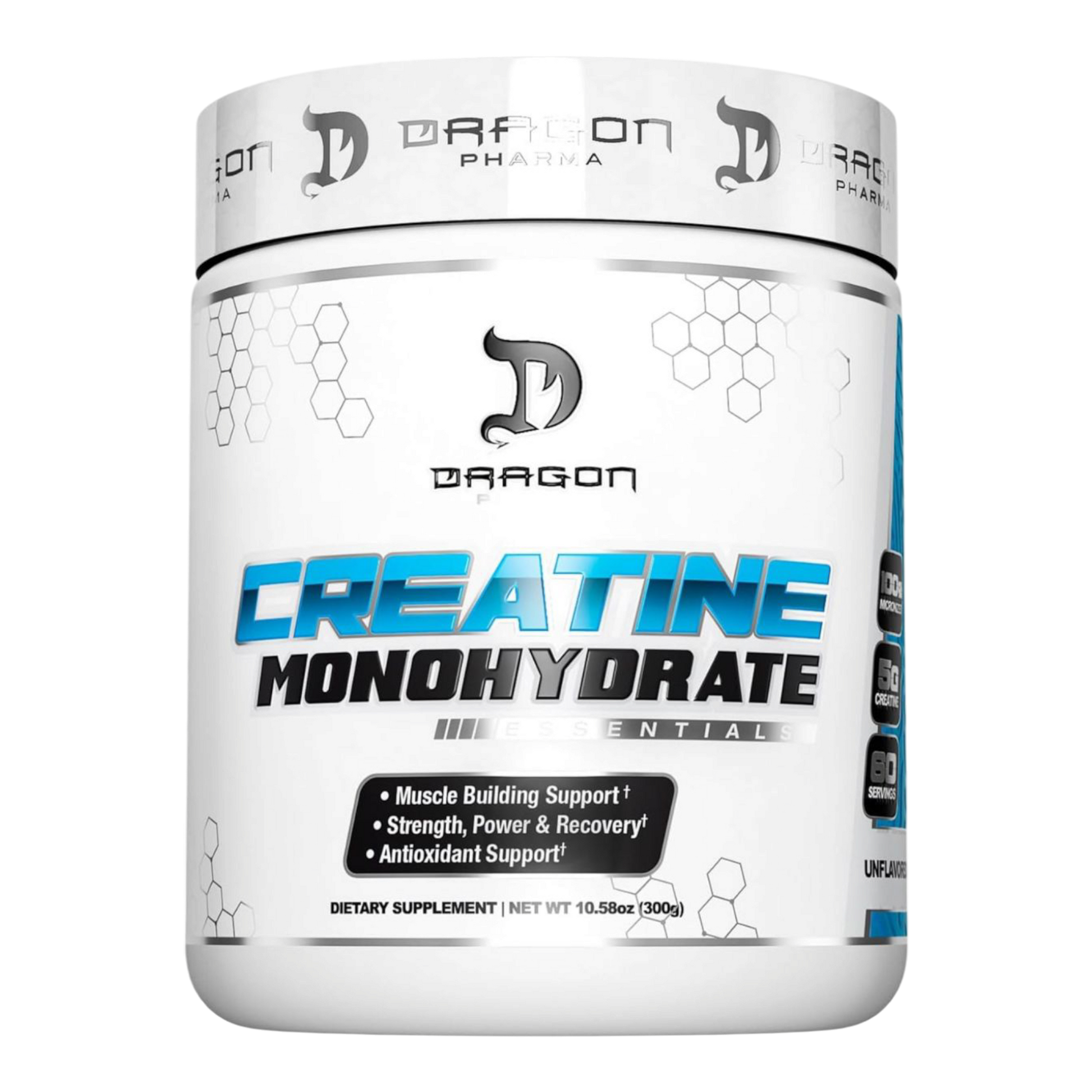 CREATINA MONOHIDRATADA MICRONIZADA | DRAGON PHARMA 300g