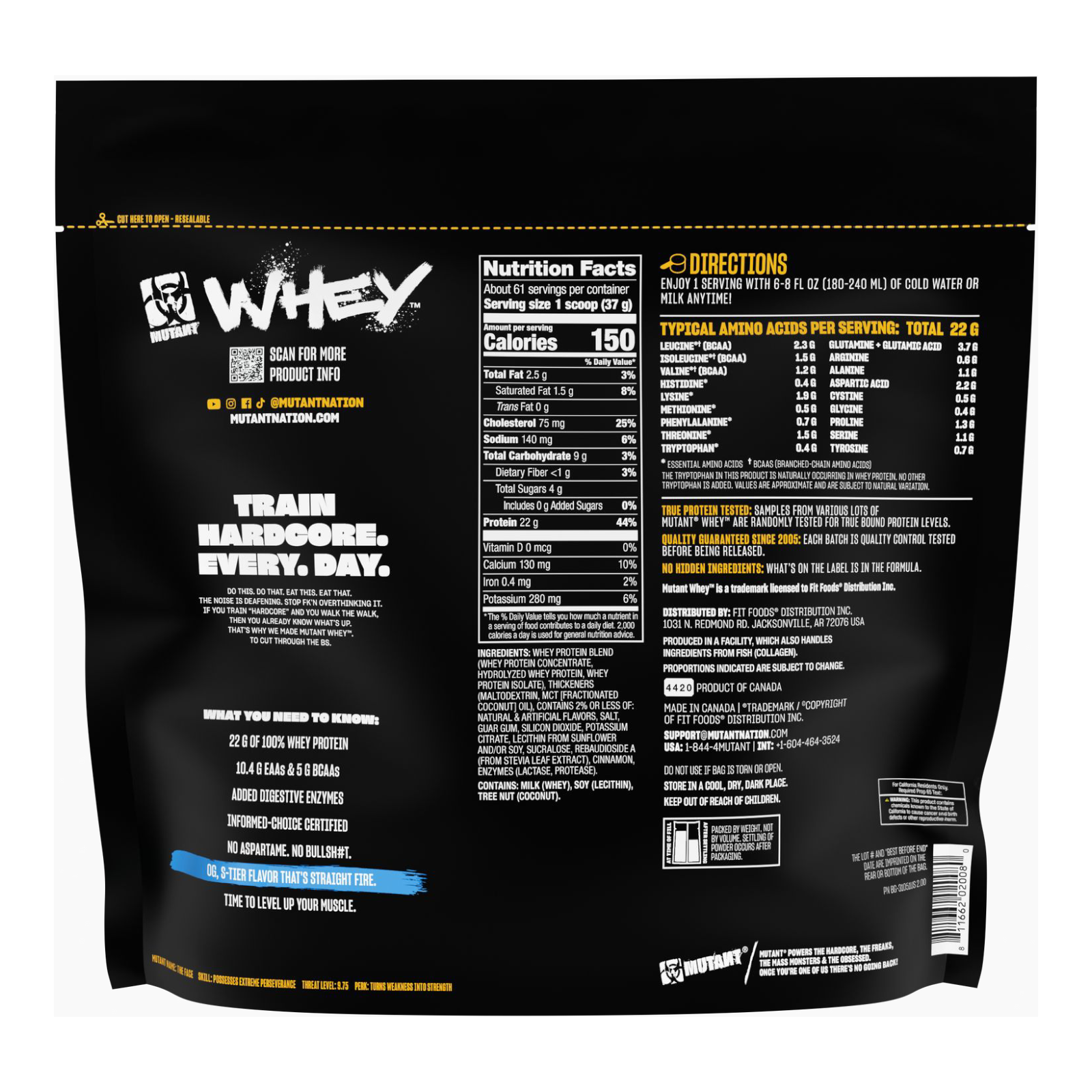 MUTANT WHEY 5LBS