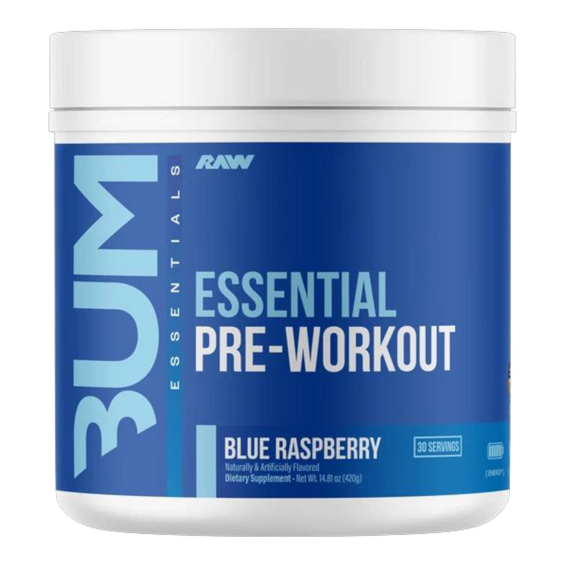 ESSENTIAL PRE-WORKOUT | RAW BUM 30 SERVICIOS